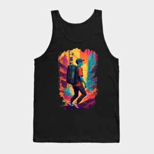 Urban Wanderlust - Embrace Exploration and Adventure Tank Top